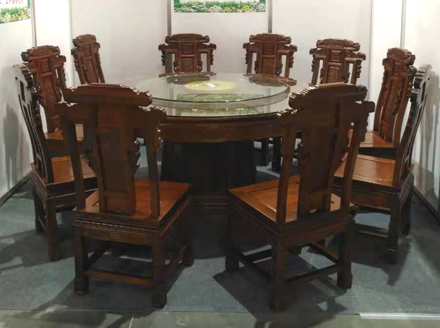 林展會參展圓餐桌十一件套